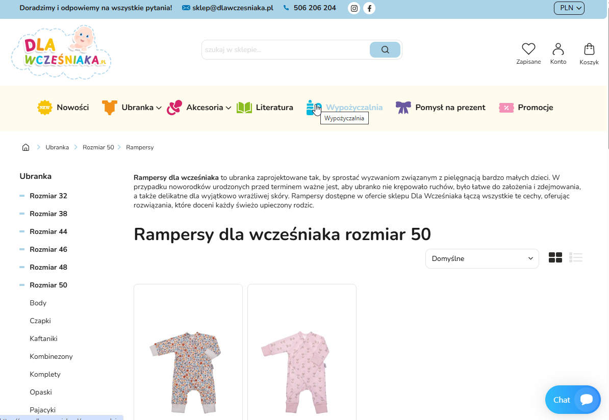 Rampersy rozmiar 50 - jak wybrać idealne ubranko dla noworodka?