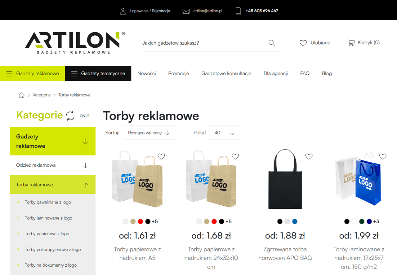 Torby reklamowe z nadrukiem - mobilna reklama Twojej firmy w przestrzeni miejskiej