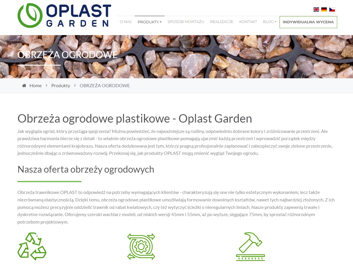 Plastikowe obrzeża ogrodowe a estetyka przestrzeni zielonej - fakty i możliwości aranżacyjne