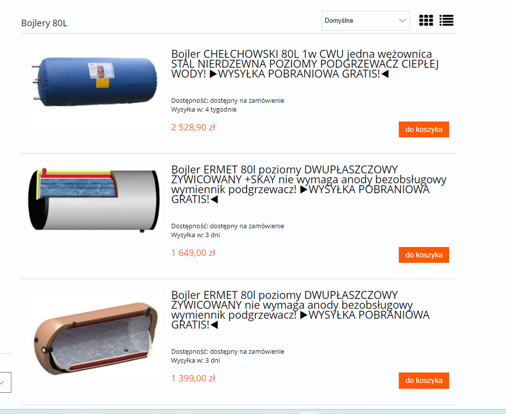 Bojlery 80l - optymalna pojemność dla par i małych rodzin