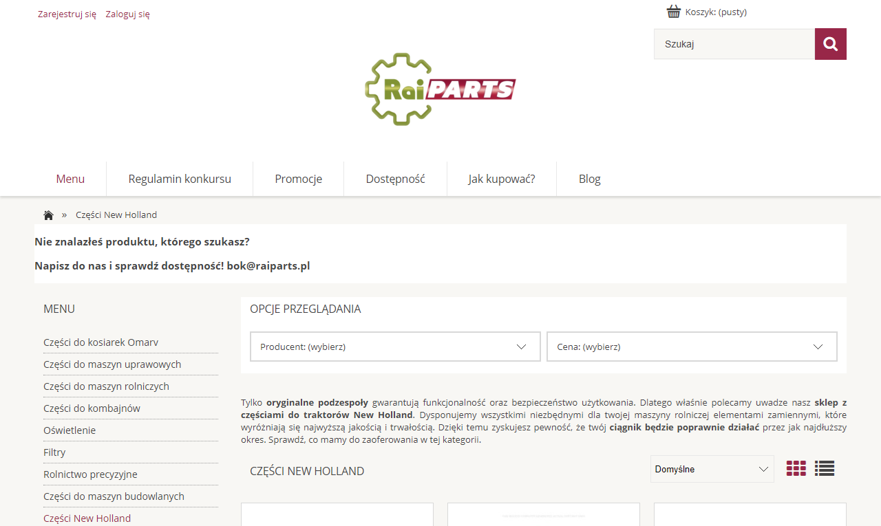 Najczęściej wymieniane części New Holland w maszynach rolniczych i powody ich zużycia