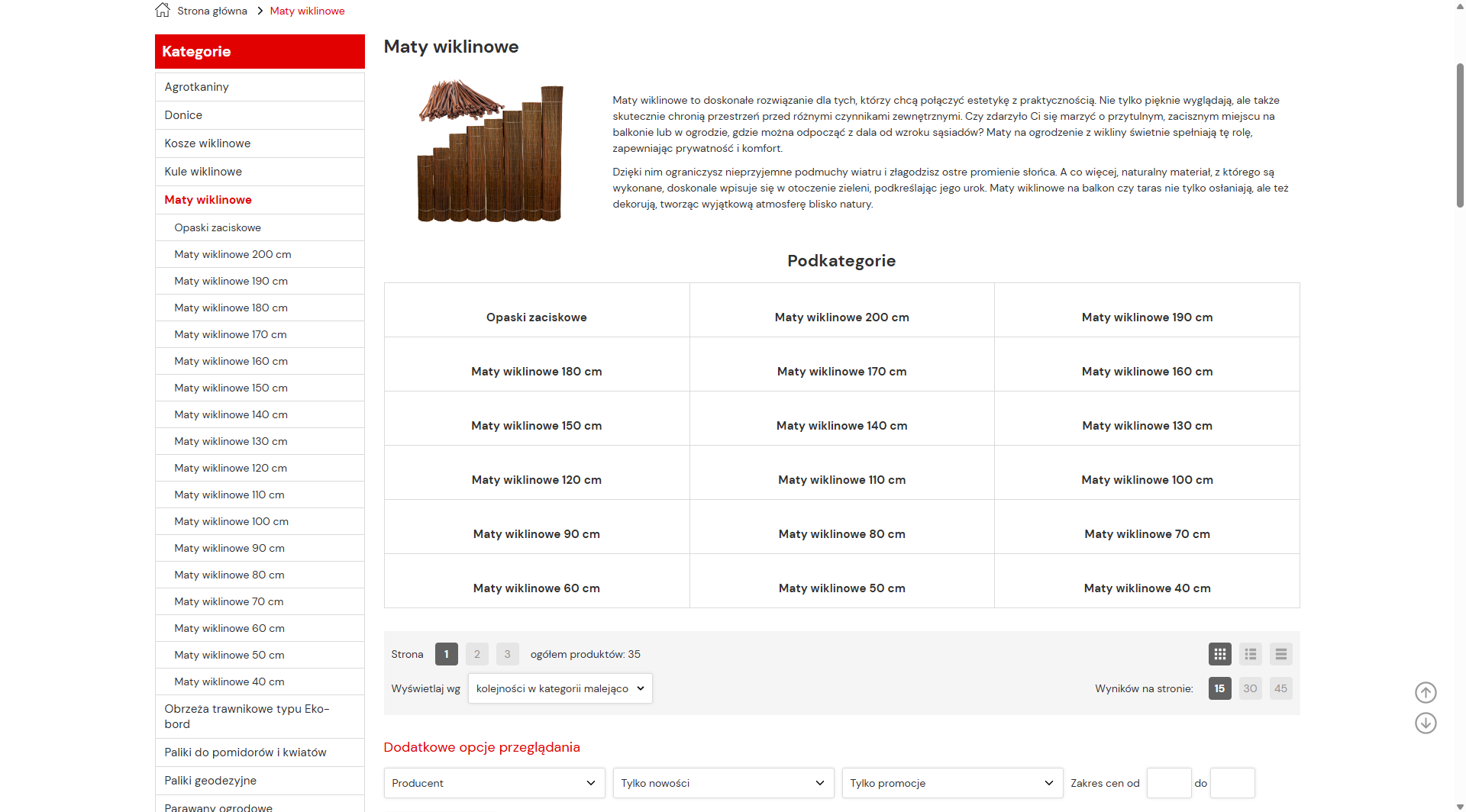 Naturalne ogrodzenie dla działkowca - zalety mat wiklinowych