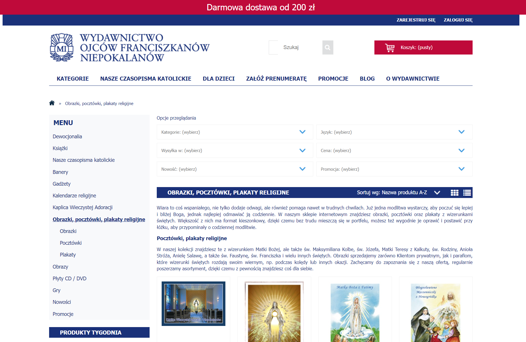 Obrazki religijne z Matką Bożą - które wizerunki są najpopularniejsze?