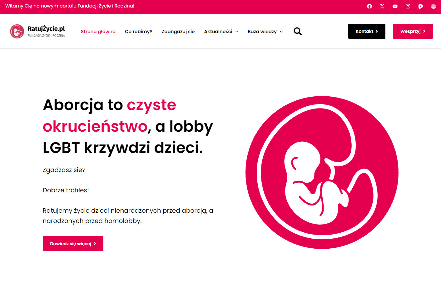 Fundacja pro-life w przestrzeni publicznej - współpraca z instytucjami, mediami i organizacjami