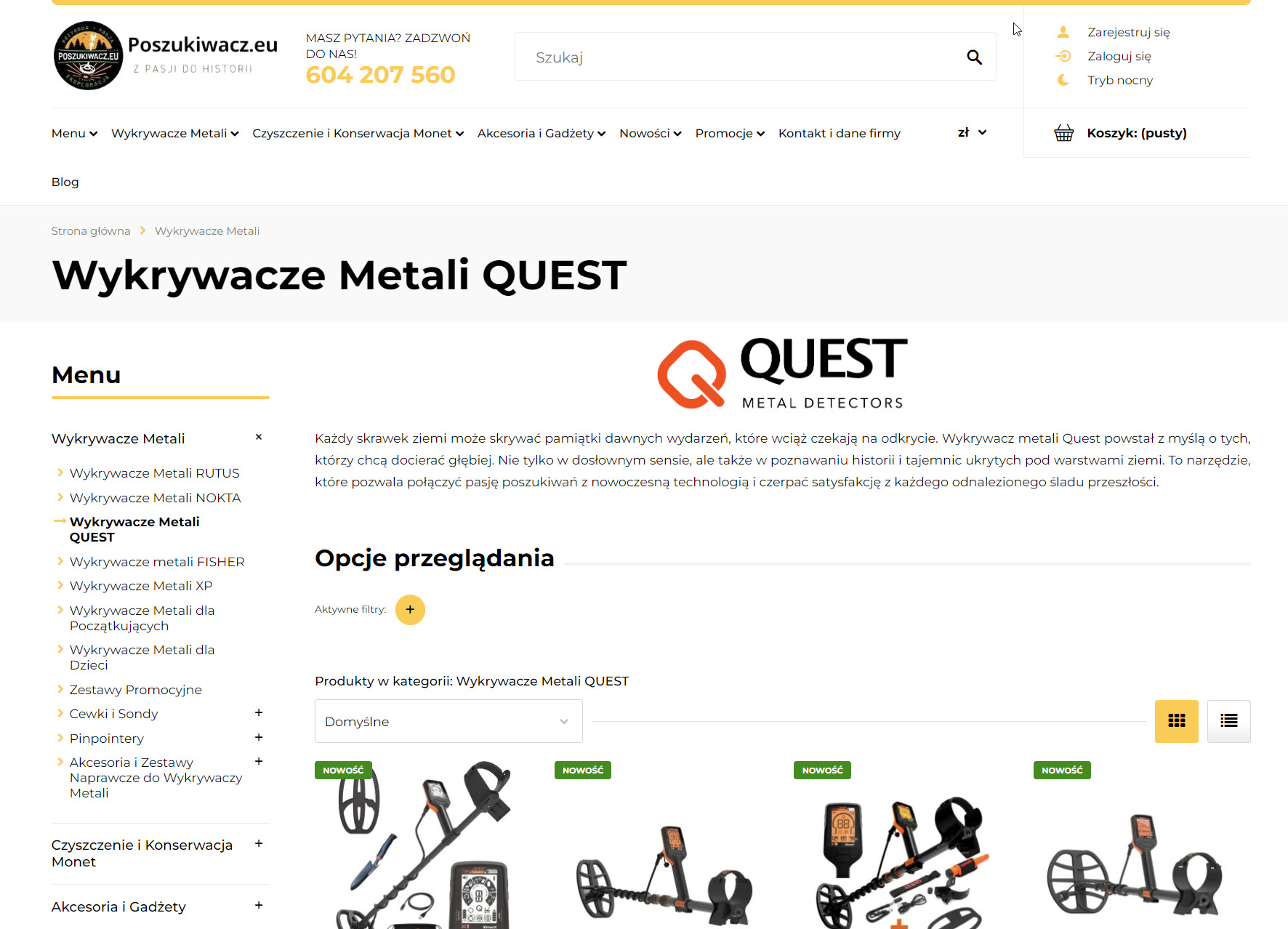 Wykrywacze metali Quest a poszukiwania militariów - co warto wiedzieć?