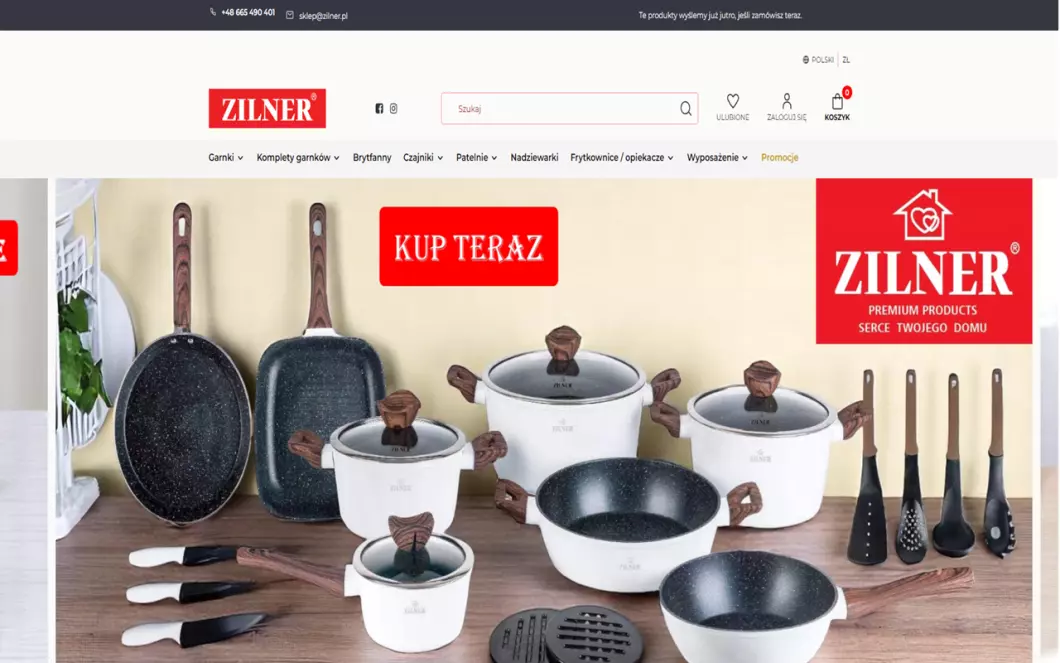 Zrzut ekranu strony